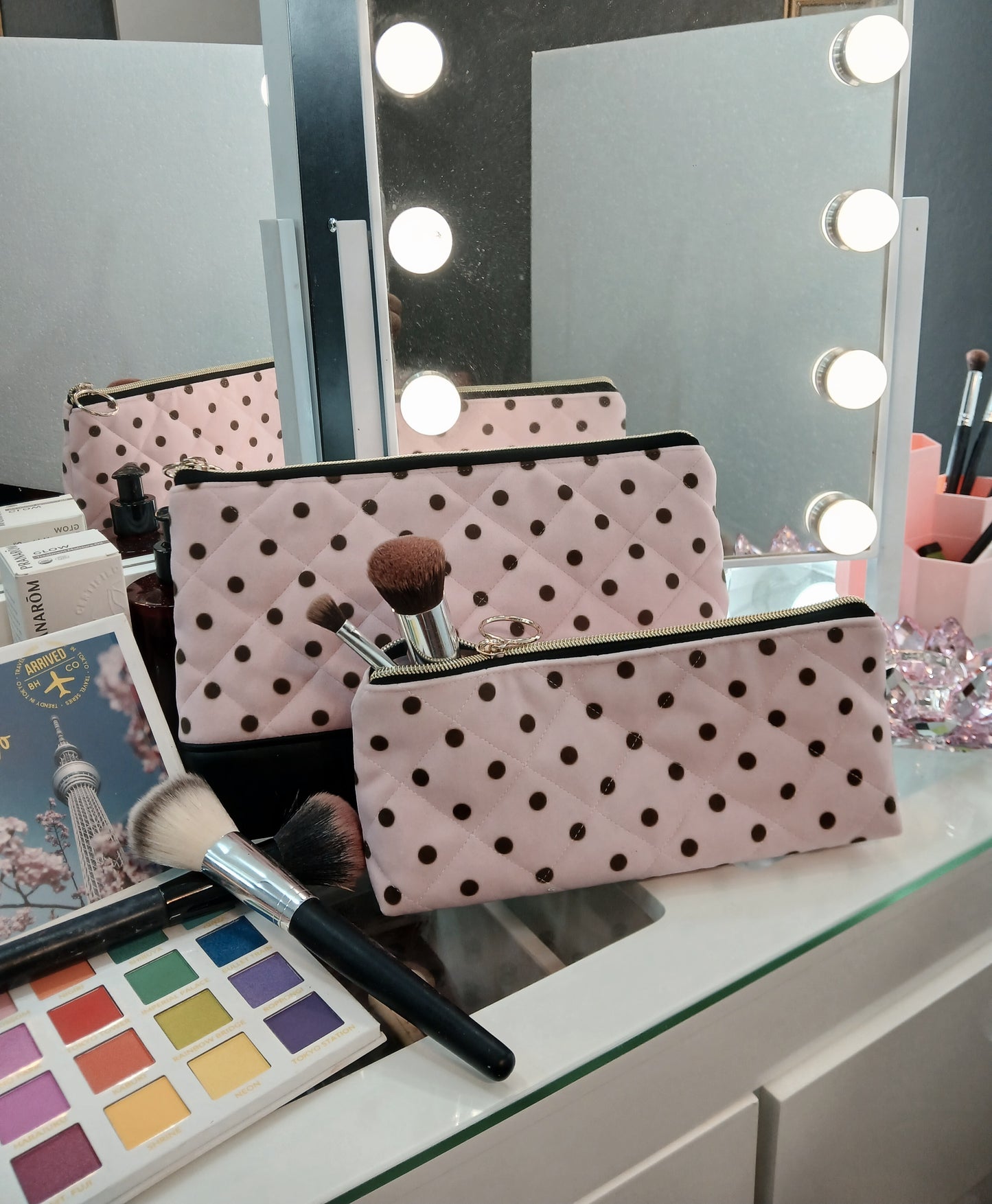 Pink Polka Dot Natalie Grace Set