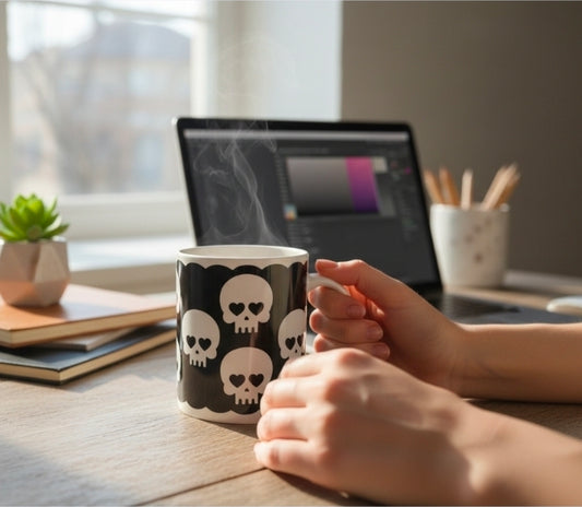 Drinkware/Mug-Skulls in love