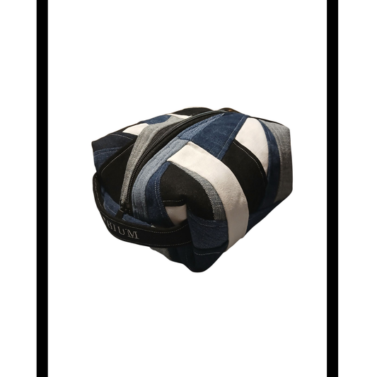 Blue Denim and White Canvas Karmen